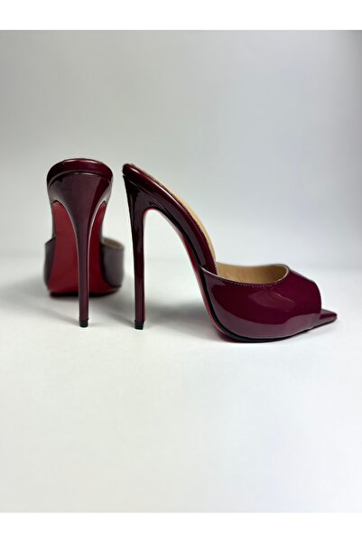 HAYYSHOES MÜRDÜM RUGAN HAKİKİ DERİ ASTARLI KAPLAMA TOPUK AYNALI JÜRDAN TOPUKL...