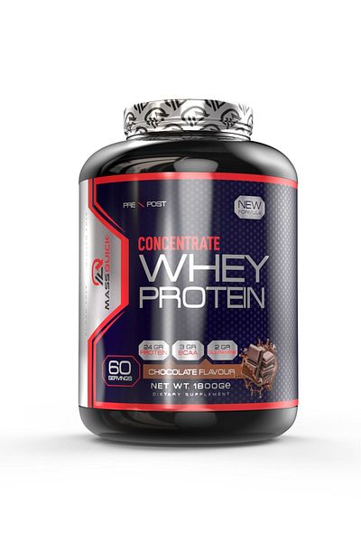 massquick 1800gr 60 Servies - Concentrate Whey Chocolate Flavored Protein Powder