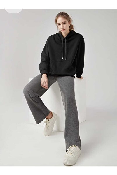 yg ydn giyim Düz Paça Baggy Kalıp Beli Lastikli Rahat Giyim Eşofman Alt