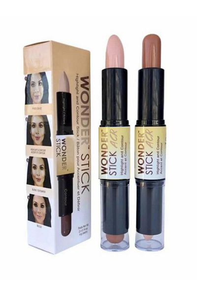 Acarlar Ticaret Wonder Stick كونتور وإضاءة مزدوجة الجوانب