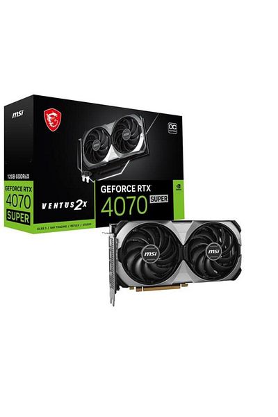 MSI Rtx4070 Super 12Gb - Ventus 2X 12Gb, Oc Gddr6X 192Bit HDMI Dp Pcie 4.0