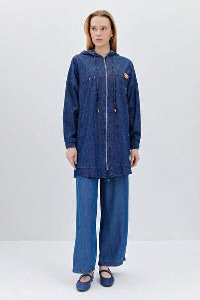 Nihan Kapşonlu Denim Giy-çık