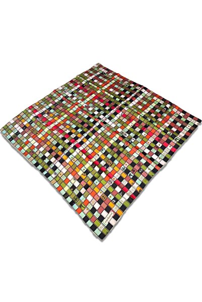 Cacharel Καρό Μοτίβο Μεταξωτό Φουλάρι Tivil 8376313 - 951