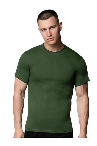 SEDEF YILDIZ 6 Pieces Men's Combed Cotton Crew Neck Undershirt Athlete 1008