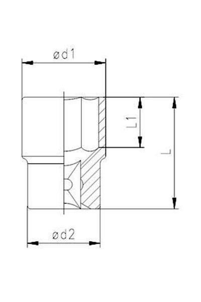 CEKAVE Elta 1115 1/2'' Socket Key 24 mm