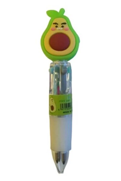 lawrenceshop 4 Renkli Avokado Tükenmez Mini Kalem Çoklu Tükenmez Kalem Mini Boy