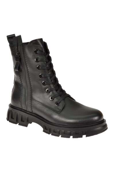 pullman Hakiki Deri Kadın Bot ND-21028 SİYAH