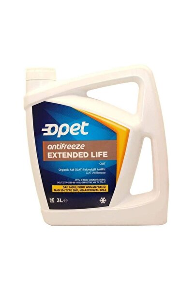 opet Extended Life Antifriz Kırmızı 3lt