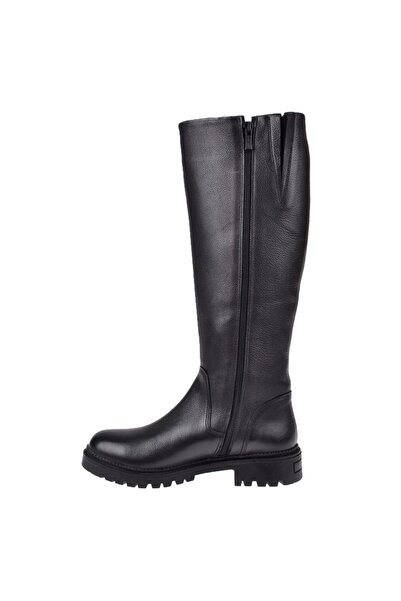 pullman Castle Black Hakiki Deri Kadın Çizme SK-52900 SİYAH