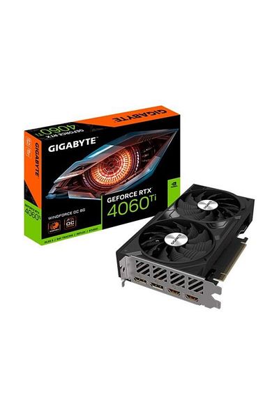 Gigabyte 8 جيجابايت Rtx4060ti Gv-n406twf2 Oc-8gd Gddr6 128bit Hdmi-dp PCIE 4.0
