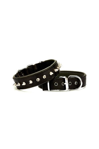 Angoravi Doggie Nail Pattern Dog Collar 3*65 cm Black