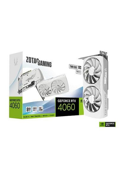 Zotac بطاقة رسوميات RTX4060 8GB Twın Edge Oc Zt-d40600q-10m GDDR6 128bit Hdmı Dp
