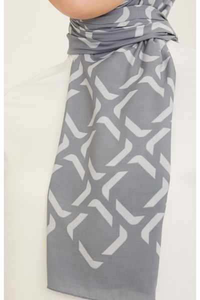 Armine Trend Defne Shawl 5762-06 Gray-white