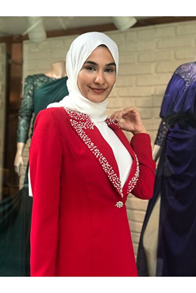 CLIO CLİO YAKASI TAŞLI KREP TAKIM ELBİSE