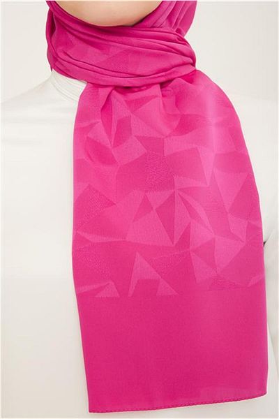 Armine Trend J.capri Pink Patterned Shawl 7-04
