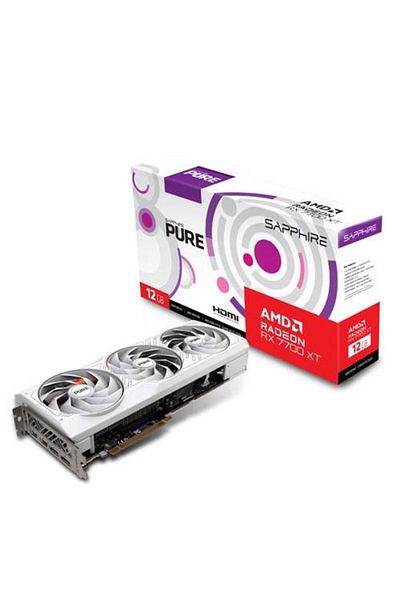 SAPPHIRE 12 جيجابايت Rx7700xt Pure 11335-03-20g Gddr6 192bit PCIE 4.0
