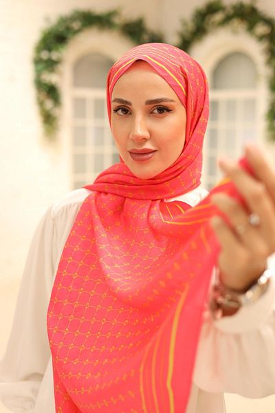 Silk Home Olinda Shawl 49005-22 Pink, Acid