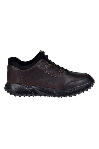 pullman Men's Casual Shoes - Voy-6012 Brown Nubuck, Genuine Leather