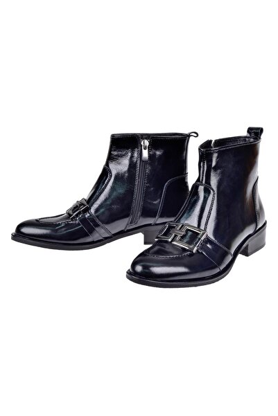 pullman Maximino Hakiki Deri Tokalı Kadın Bot MX-2300 SİYAH RUGAN