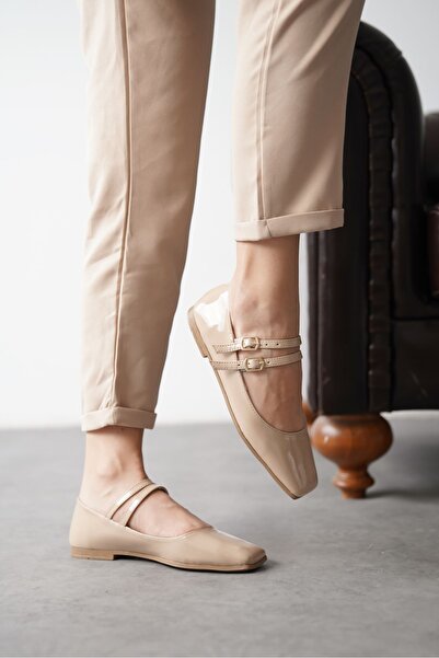 GOFFSHOES Γυναικεία παπούτσια Ravello Ballerina - Skin-Patent