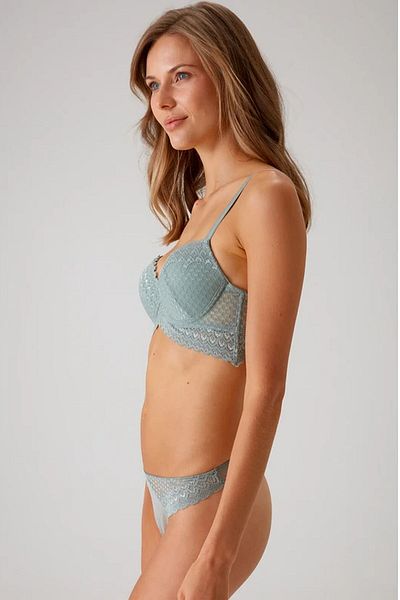 Pierre Cardin 4830 Set de chiloți sutien căptușiți pentru femei - mentă