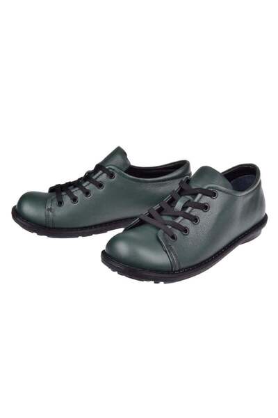 pullman İçi Dışı Hakiki Deri Kadın Ayakkabı PLM-34210-DA YEŞİL