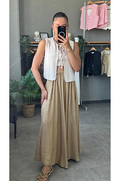 YOUR NAME Жіночий жилет з переднім застібанням, трикотажний, сталевий