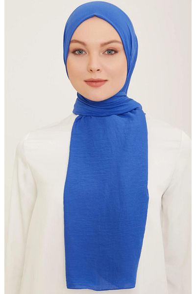 Armine Trend Natural Soft Shawl - 85 Saks Blue, μονόχρωμο
