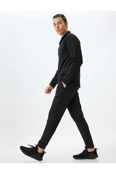 Koton Jogger Sports Sweatpants - Λεπτομέρεια μέσης και τσέπης με κορδόνια