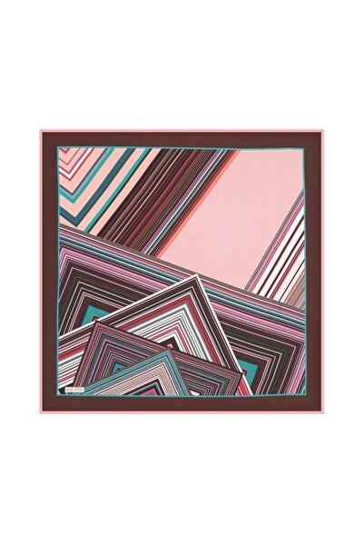 Aker Mürdüm Geometrik Desenli Sport Tivil Eşarp 8229797-991