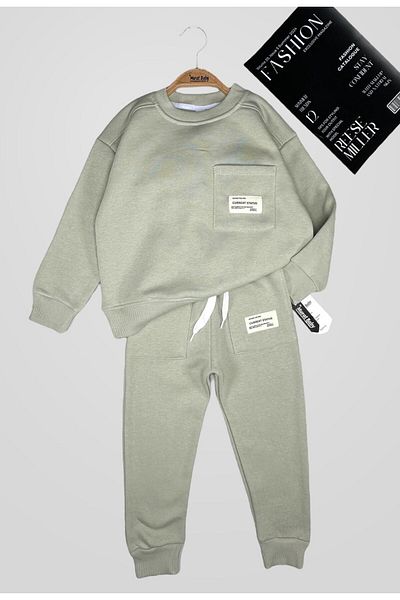 Murat Baby Boy's Green 2-Piece Set with Pockets - Current Status