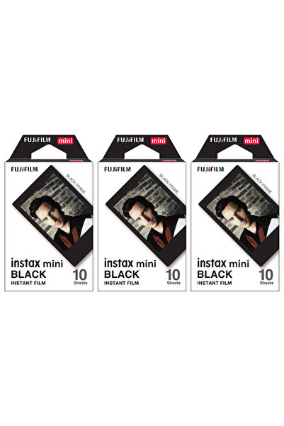 Fujifilm Instax Mini Black Edition 10x3 Film Seti