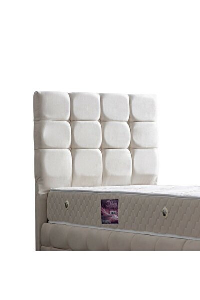 Setay Duke Lux Baza Başlık Deluxe Ortopedik Yatak Seti, Krem