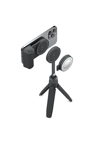 ShiftCam SnapGrip Siyah Magsafe Powerbank Özellikli Fotoğraf ve Video Çekim Seti