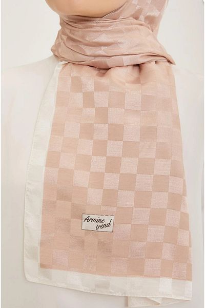 Armine Trend B.Janjan Shawl 08 - Powder Checker Pattern