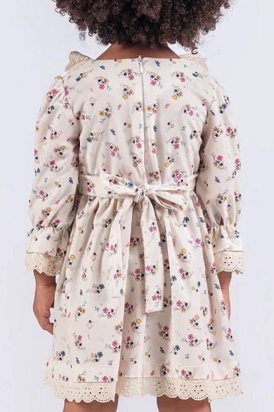 Minik Dolap Rochie de fetiță din catifea vintage