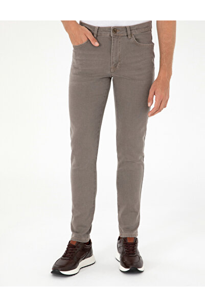 Pierre Cardin Bej Slim Fit Jean Pantolon 50295873-VR011