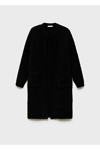 MANGO Woman Buklet Örgü Palto