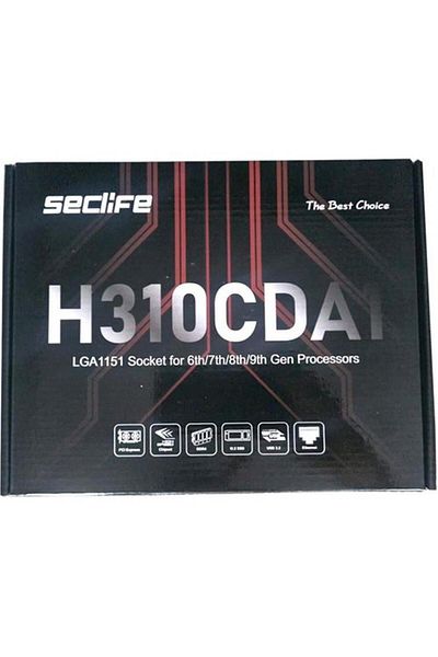SECLIFE H310cda1 (B250 CHIPTSET) 6-7-8-9th M.2 Ddr4 S V L 1151p اللوحة الأم (6.7.8.9.GEN)