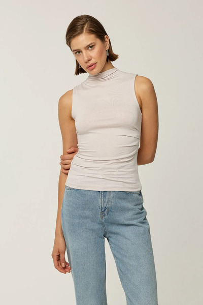 Hiccup Μπλούζα με μηδενικό μανίκι Draped