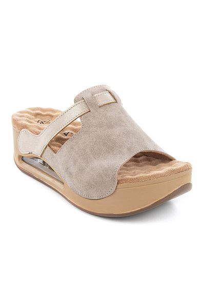 Muya Libra 31214 Anatomical Air Max Sole Women's Slippers Full Cream