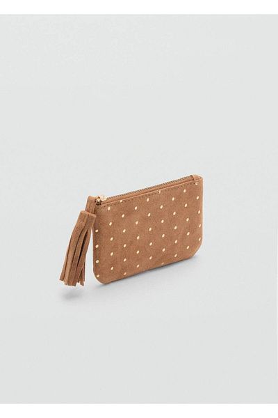 MANGO Kids Studded Leather Bag