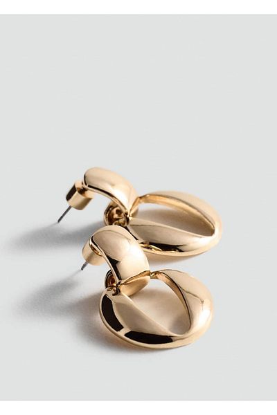 MANGO Woman Ohrringe mit kreisförmigem Design