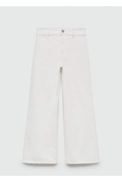 MANGO Woman Culotte Jean kalhoty Catherin s vysokým pasem