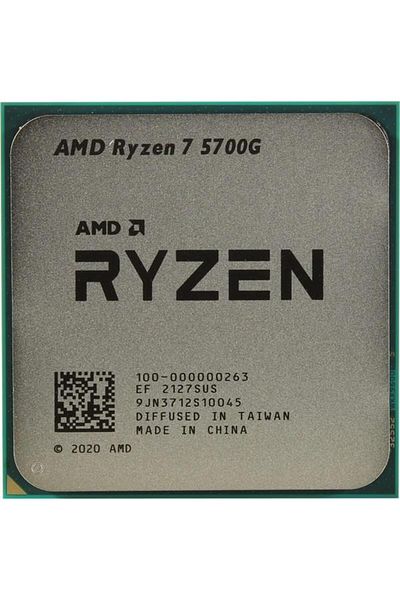 Amd Ryzen 7 5700g 20mb 8çekirdekli O/b R8 Am4 65w Kutusuz Fansız