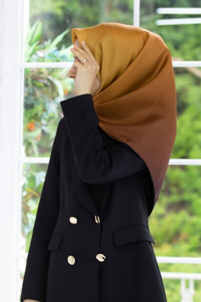 Vissona Μεταξωτό μαντήλι Tivil Mustard Gradient DGN 51279 - 11