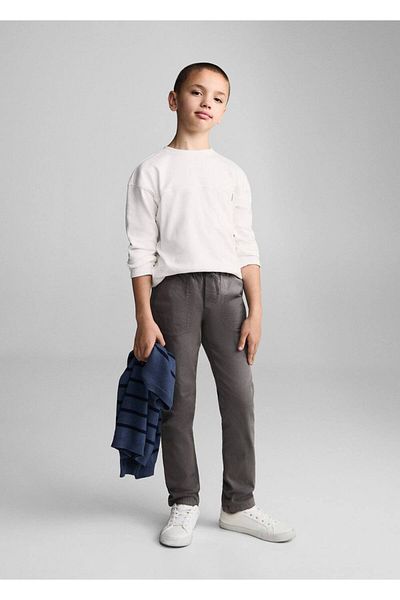 MANGO Kids Trousers with elastic waist