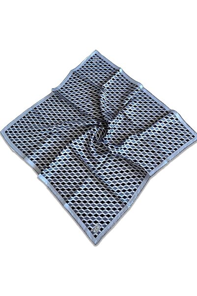 Levidor Tivil копринен шал 35120 черен с разнообразни мотиви