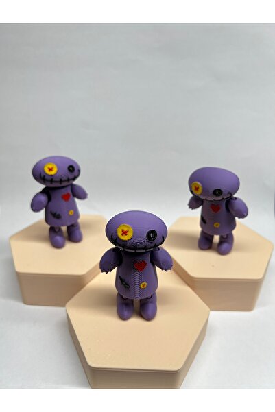 tufu.co Voodoo Halloween Hareketli Mor Cadılar Bayramı Figür Oyuncak