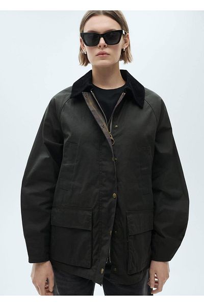 MANGO Woman Looking Parka with a Short Candle